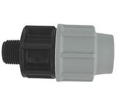 Racor macho plasson para tubo polietileno 21/2 x 75