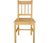 Pack 2 uds sillas de comedor | silla de cocina madera de pino cfw55307