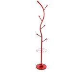 Versa derby perchero de pie de estilo minimalista, rojo, 185x30x30cm