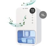 Deshumidificador de aire 1l para área de 3-20m2 pantalla temperatura digital