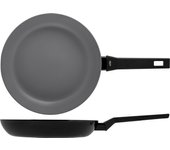 Sartén h&h supreme de aluminio con revestimiento antiadherente pfluon negra 28 cm