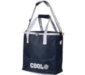 Bolsa nevera 18l 29x21x31 cm azul oscuro/blanco