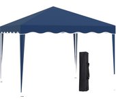 Carpa de jardín plegable de 3 x 3 m, para fiestas, altura ajustable, con bolsa de transporte y protección uv.