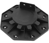 30x pedestal regulable pedestal regulable para terraza losa - 30/60 mm - para apoyo de pies de vigas de madera terraza - caja de 30 pedestales