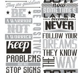 Papel pintado amigos y café palabras y letras negro y blanco