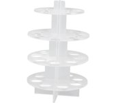 Organizador de cápsulas de café con estante de almacenamiento con capacidad para 30 cápsulas de acrílico, diseño moderno para oficina en casa