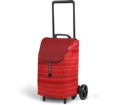 Gimi easy fantasy carrito de la compra plegable - color fantasy rojo