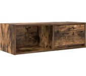 Mueble de tv | mueble de salón | mesa de tv de roble ahumado 80x31x25,5cm madera de ingeniería cfw56911