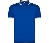 Polo de manga corta, cuello con tapeta bicolor montreal roly po6629
