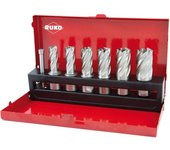 Juego de 6 brocas huecas hss vástago weldon ruko 108820