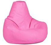 Puff bean bag deri armut rosa