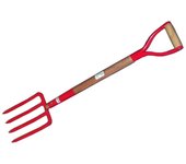 Pluvia jardin horca cavar 4 puas m-madera anilla f104y