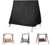 Funda para columpio de jardín,funda impermeable para columpio de patio con estructura en forma de a- 183cm de largo x 140 cm de ancho x 169 cm de alto