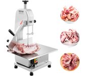 Vevor sierra eléctrica para huesos comercial, 650w, mesa 415 x 483mm, espesor máximo 110mm, apta para supermercados y restaurantes