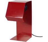 Lámpara de noche tosel eureka bombilla decorativa geométrico rojo d11 x h24 cm