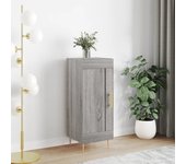 Aparador | aparador de comedor | armario de cocina madera de ingeniería gris sonoma 34,5x34x90 cm cfw86141