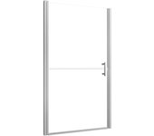 Puerta de ducha de vidrio templado esmerilado 91x195 cm