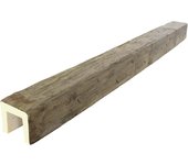 Viga imitación madera 15cm de ancho x 15cm de alto x 2m de largo color miel decorativa de poliuretano vu0012-2-m