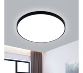 Plafón led blanco frío 6000k redondo ø27cm lámpara de techo para baño ip54 impermeable para baño, dormitorio, salón, cocina