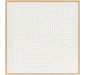 Atmosphera - tapiz 3d kaya blanco 60x60cm