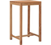 Maison exclusive - mesa alta de jardín madera maciza de teca 60x60x105 cm