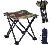 Taburete de camping, taburete plegable portátil, silla plegable, portátil y ligera para excursiones, caza, golf, senderismo, pesca y acampada.