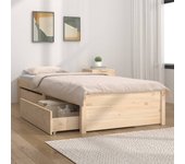 Maison exclusive - estructura de cama con cajones 90x200 cm