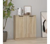 Aparador | aparador de comedor | armario de cocina de madera contrachapada roble sonoma 60x30x70 cm cfw10220