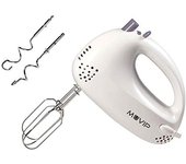 Batidora amasadora de mano para reposteria 200w - 5 velocidades - muvip