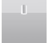 Lámpara de techo toris 10 led blanco con bombilla 4000k - 6x6x10cm sollux
