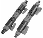 Conector de filtro de acuario, válvula de control de agua de acuario, tubo de manguera para peceras, conector de doble grifo de liberación rápida(k-16
