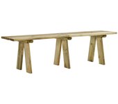 Banco de jardín muebles de exterior para terraza terraza 160 x 38 x 45 cm madera maciza de pino impregnad 02_0011265