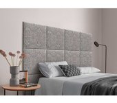 Dhome cabecero tapizado compuesto de paneles autoadhesivos intercambiables serie luxury edition cama lujo dormitorio (tribal, 105cm)