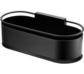 Jabonera frontal mod. anga negro mate