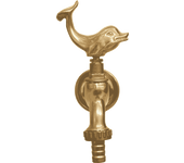 Grifo delfín de latón