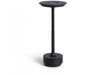 Ledkia lámpara de mesa led portátil con batería usb recargable astrid negro