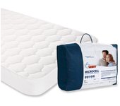 Cubre colchón moshy microcell reversible acolchado - 180x200 cm - 100% microfibra - acolchado sí - impermeable no