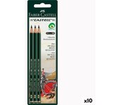 Set de lápices faber-castell madera (10 unidades)
