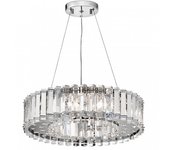 Elstead crystal skye 8 ljus ljuskrona kromfinish, g9