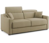 Amber sofá cama convertible con tela desmontable 191 cm (mat. 140x197) camel