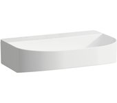 Lavabo sonar de laufen, sin agujero para grifo, sin rebosadero, 600x420mm, h8103424001421, color: blanco con lcc