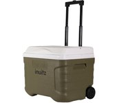 Nevera portátil con ruedas inuitz compact roller 20 litros verde