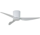 Ventilador de techo lindby aulo, blanco, cc, silencioso, ø 123 cm, ventilador