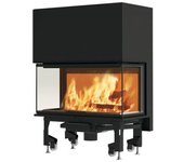 Chimenea de leña de tres lados edilkamin mod. windo 3 85