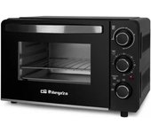 Horno orbegozo hcc5015 1300w 15 litros temporizador termostato indicador luminoso 4 resistencias selector de temperatura negro