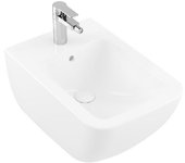 Villeroy & boch venticello bidé, 375x560mm, 1 agujero para grifo, con rebosadero, de pared, 44110001, color: blanco