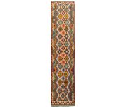 Kilim afgano | 394 x 79 cm