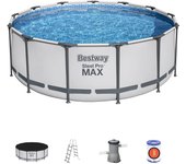 Piscina redonda bestway steel pro max pool set 396x122cm 5618w