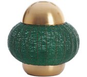 Light & living - lámpara de mesa - cetara - verde - metal - lámpara de noche - e27 - 1888878