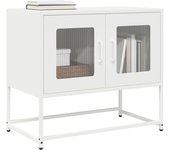 Mueble para tv | mueble de salón | armario tv acero laminado en frío blanco 68x39x60,5 cm cfw21852